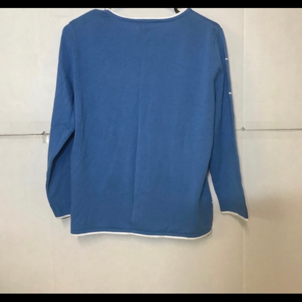 Pendleton Nautical Sailor Beach Theme Cardigan - image 3